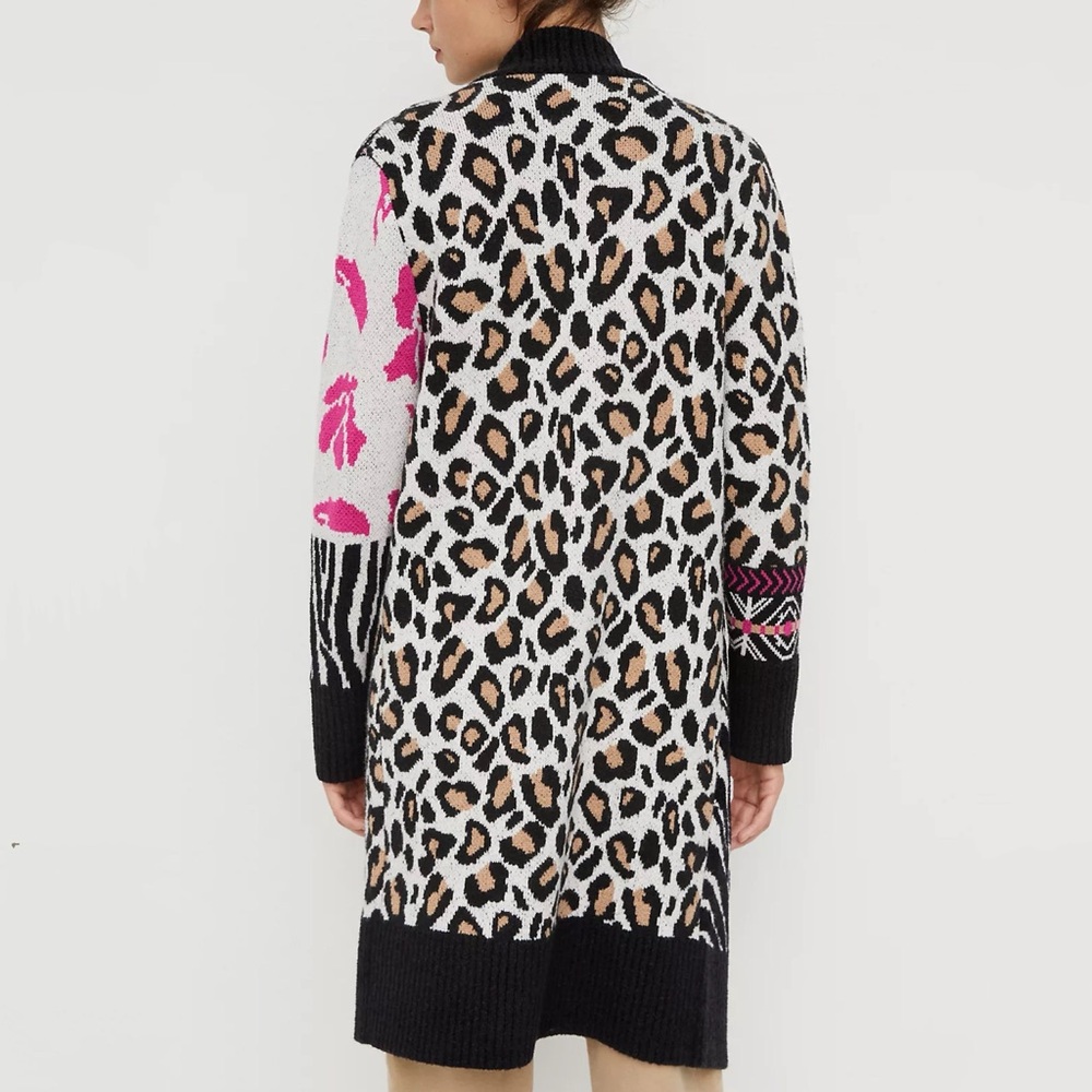 NWT Anthropologie Makaya Wildlife Sweater Cardigan
